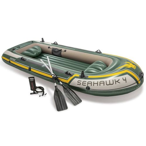 Kit Bateau Gonflable Seahawk 4 Avec Rames Et Gonfleur - 4 Places