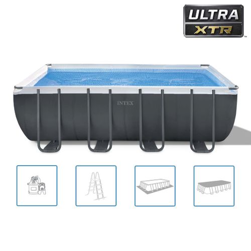 Piscine tubulaire Ultra XTR Frame rectangulaire 5,49 x 2,74 x 1,32 m - Intex