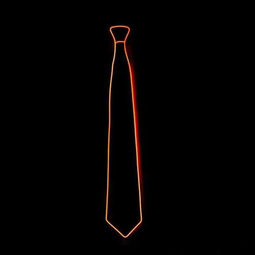 Costumes De Mariage Néon À Fil El Pour Hommes,Accessoires De Scène,Mode Décontractée,Cadeau De Fête,Cravates À Led,Brillant