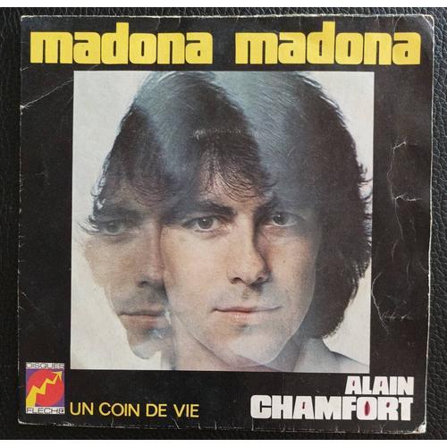 Alain Chamfort - Madon Madona 3'33 + Un Coin De Vie 3'05 - 1974 Disques Fleches 6061 850 France - Sp/45rpm/7" - Boutique Axonalix