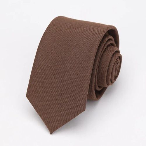 Cravate En Coton Noir Solide Pour Hommes,Col Étroit,Cravates Minces,Affaires De Mariage,Fête Détrempée,Chemise,Cadeau Pour Homme,Accessoire