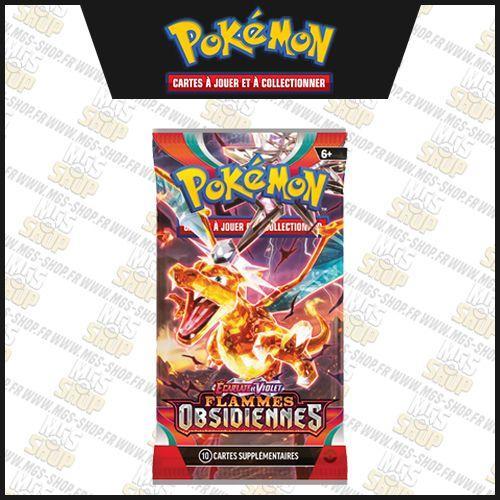 Cartes POKEMON Pack Portfolio + Booster Flammes Obsidiennes EV03