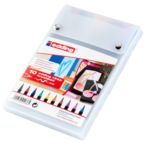 Edding Feutres À Pinceau À Calligraphie 10 Pcs Multicolore 1340
