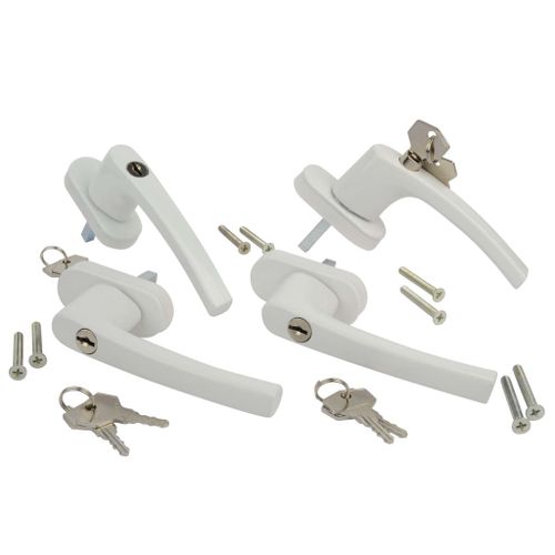 Brüder Mannesmann Poignées de sécurité de fenêtre 4 pcs