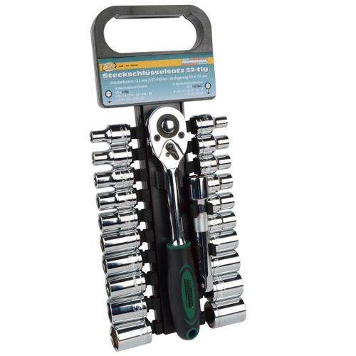 Brüder Mannesmann Ensemble de clé à douille 22 pcs