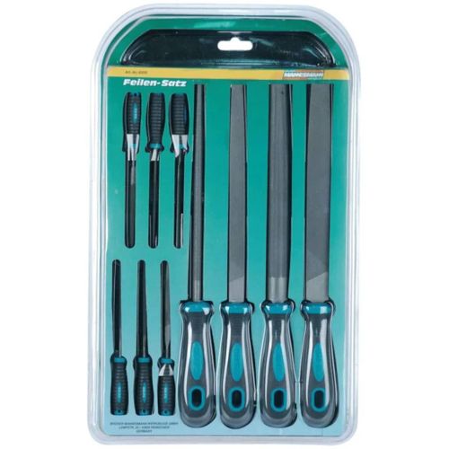 MANNESMANN M61015 Jeu de 10 limes demi-douces