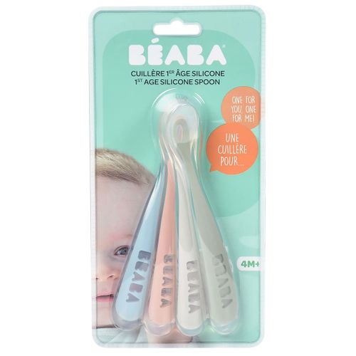 Lot De 4 Cuillères 1er Âge Silicone - Wendy