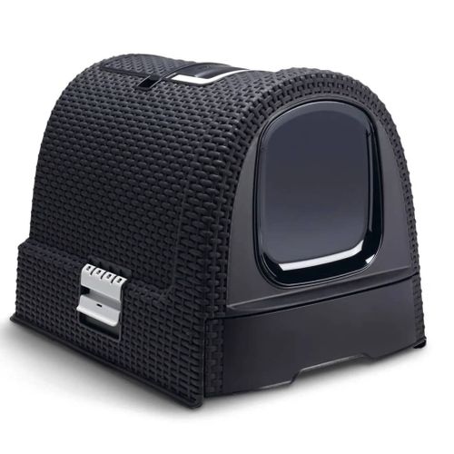 Maison De Toilette Pour Chat Anthracite