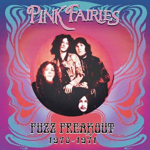 The Pink Fairies - Fuzz Freakout 1970-1971 - Blue/Pink/Black Splatter [Vinyl Lp] Black, Blue, Colored Vinyl, Gatefold Lp Jacket, Pink