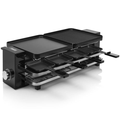 Princess Piano Black 8 - Raclette - 1.2 kWatt - noir