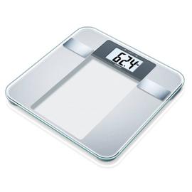 Balance de cuisine électronique écran LCD modèle Slim blanc avec plateau en  verre
