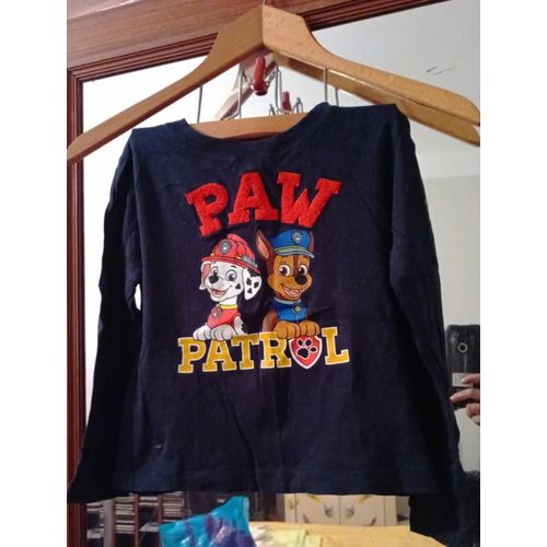 Tee-Shirt Noir Imprimé Coloré 4 Ans Paw Patrol.