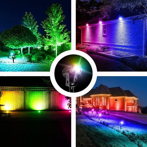Lampe Solaire Jardin Spot à LED Extérieur Waterproof Lumière d
