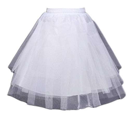 Flower Girls Kids Classic Layers Tulle Tutu Skirt Wedding Dress Petticoat Adjsut