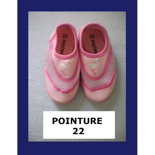 Chaussons Chaussures De Bain Enfant Bébé Inextenso Rose