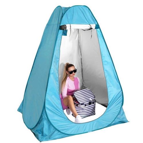 Springos® Cabine D'essayage De Plage Tente Multifonctionnelle 120 X 120 X 190 Cm Douche Sur La Plage Avec Sac De Transport Pop-Up