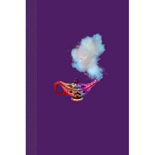 Journal: Genie Lamp Journal Notebook, Purple Genie Lamp Notebook Journal, 150 Pages Lined Paper - Travel Size 6 X 9