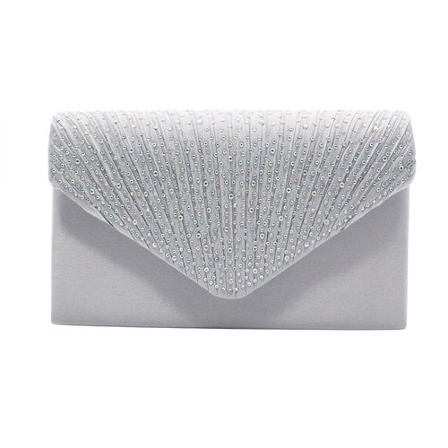 Satin de soie ab couleur perçage à chaud lettre Pack élégant euroamerican Wind banquet Pack argent
