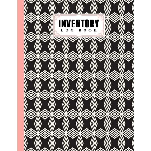 Inventory Log Book: Inventory List Notebook Striped Cover, Large Inventory Log Book - 120 Pages, Size 8.5" X 11" For Business And Home By Jason A Pierce