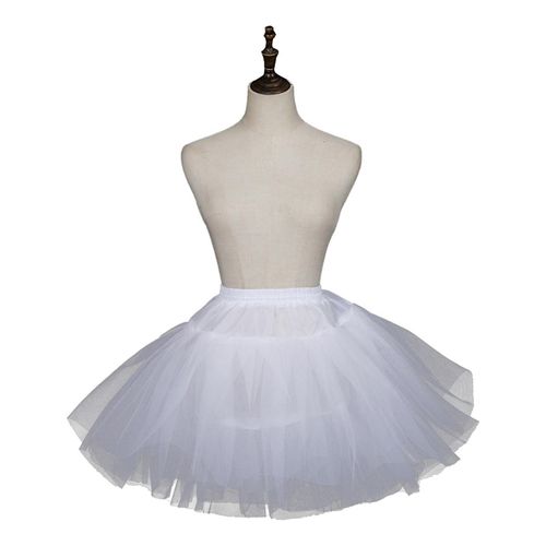 Girls Petticoat Underskirt Hoopless Crinoline Tulle Underskirt For Dresses