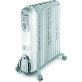 DELONGHI Vento 2500 watts Radiateur bain d'huile - Puissance progressive - Effet Venturi