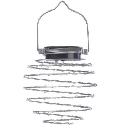 Lanterne Solaire Spiralight Smart Garden - Pack De 4 - Contemporain - Energie Solaire - Extérieur - Gris