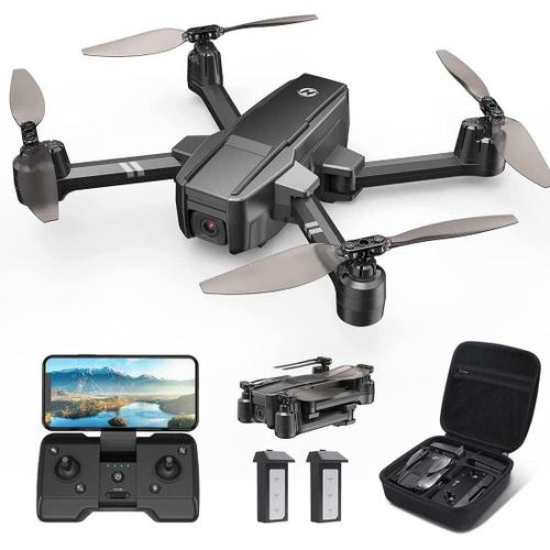 Drone Hs440 Avec Caméra 1080p Pour Enfants, Quadricoptère Rc Pliable Avec 2 Batteries 40 Minutes Temps De Vol Long, Transmission Fpv Live, Tap Fly, Commande Vocale, Capteur De Gravité-Sanag