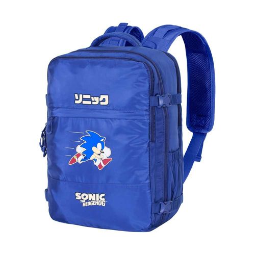 Sac à dos Mercury Grande Voyage Avion - Sonic Action - Bleu - 47x23x33cm