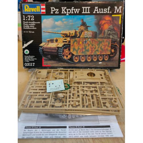Maquette Char Revell 1/72 Pz Iii Ausf M-Revell