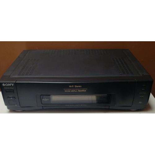 MAGNÉTOSCOPE SONY SLV-E1000B LECTEUR ENREGISTREUR CASSETTE VHS HIFI VERSION FRANÇAISE FOURNI AVEC ALIMENTATION + TÉLÉCOMMANDE + NOTICE PAL SECAM MESECAM NTSC HIFI STÉRÉO FONCTIONNE PARFAITEMENT