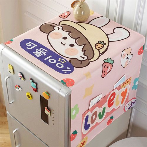 Juste de Protection Anti-Poussière pour Machine à Laver,Réfrigérateur,Four,Micro-ondes,Livres pour la Maison,Mode Europe du Nord - Type R #A
