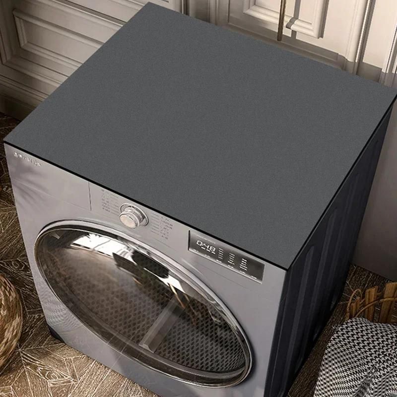 Tapis anti-poussière pour réfrigérateur Cuisine Micro-ondes Tapis anti-poussière pour table de café Tapis antidérapant pour salle de bain Housses pour machine à laver - Type Dark grey-40X50cm
