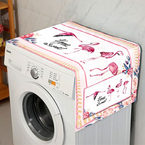Housse de protection solaire anti-poussière pour Machine à laver,en coton et lin,pour réfrigérateur et four à micro-ondes - Type G-55x140cmn