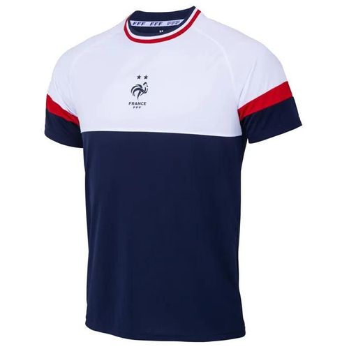 M - Maillot Fff Collection Officielle Equipe De France De Football Bleu/Blanc
