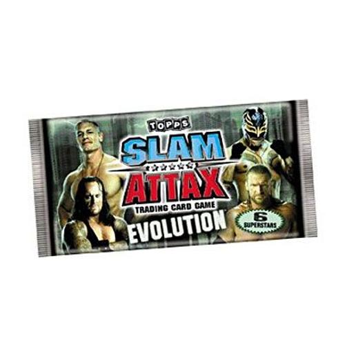 Wwe Booster De 6 Cartes Slam Attax Evolution