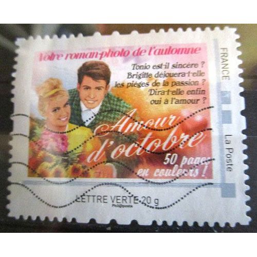 Timbre De Collector: Roman-Photo Amour D'octobre.