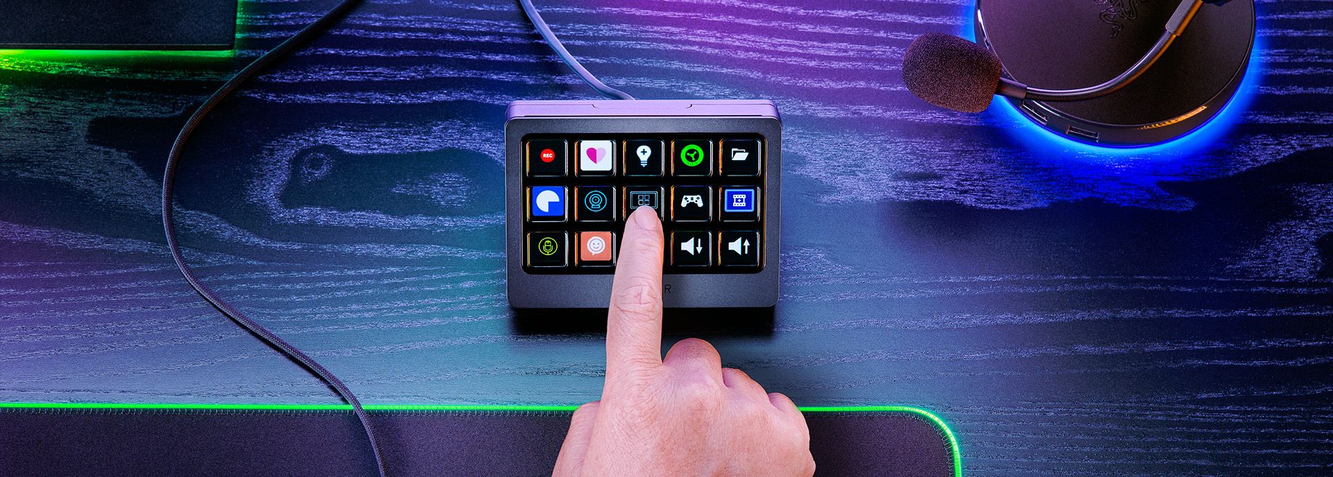 Interface pour le streaming Razer Stream Controller X image 1 | Rakuten