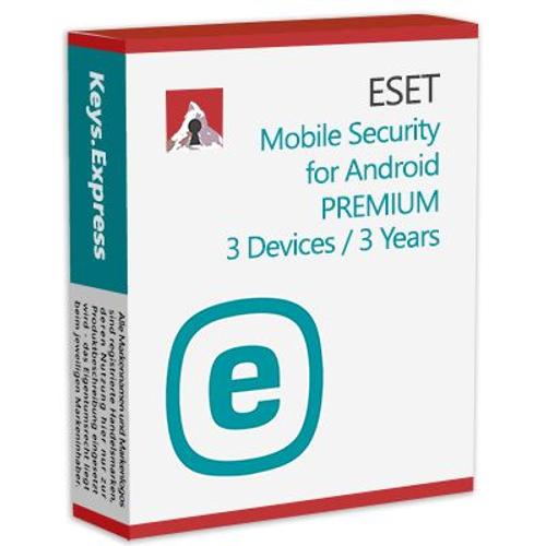Eset Mobile Security For Android Premium 3d/3y