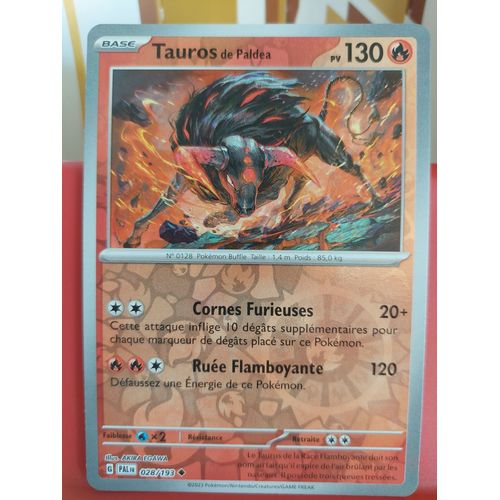 Tauros De Paldea 028/193 Reverse Ev2 Evolution A Paldea