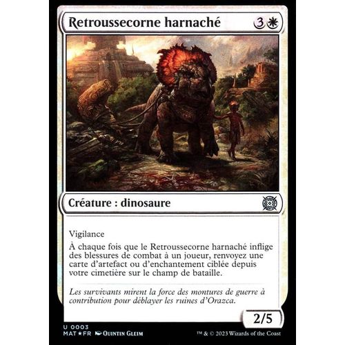 Retroussecorne Harnaché - Foil - Magic - L' Invasion Des Machines - Le Jour D'après - U - 3