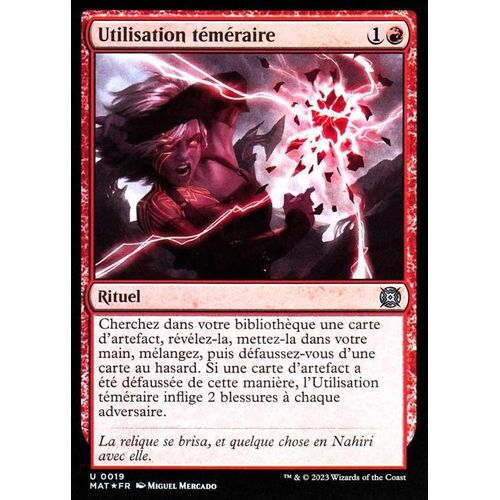 Utilisation Téméraire - Foil - Magic - L' Invasion Des Machines - Le Jour D'après - U - 19