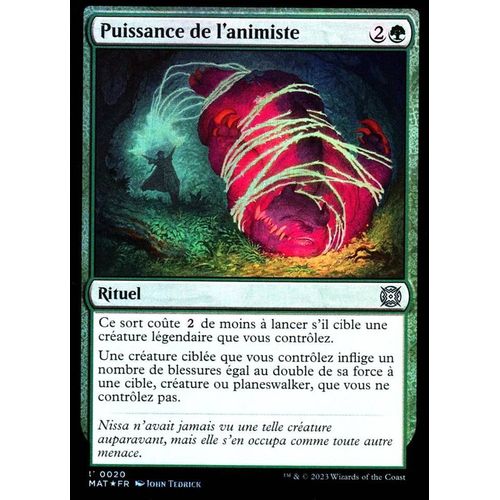 Puissance De L'animiste - Foil - Magic - L' Invasion Des Machines - Le Jour D'après - U - 20