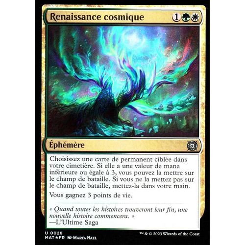 Renaissance Cosmique - Foil - Magic - L' Invasion Des Machines - Le Jour D'après - U - 28