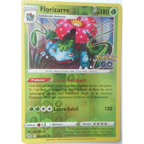 Florizarre Holo-Reverse 003/078 Pokemon Go