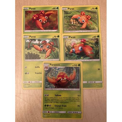 (3271) 4x Paras + Parasect (Pokemon)