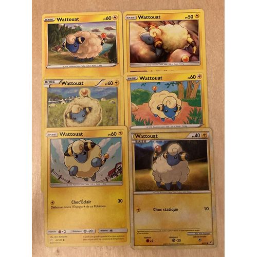 (3226) 6x Wattouat (Pokemon)