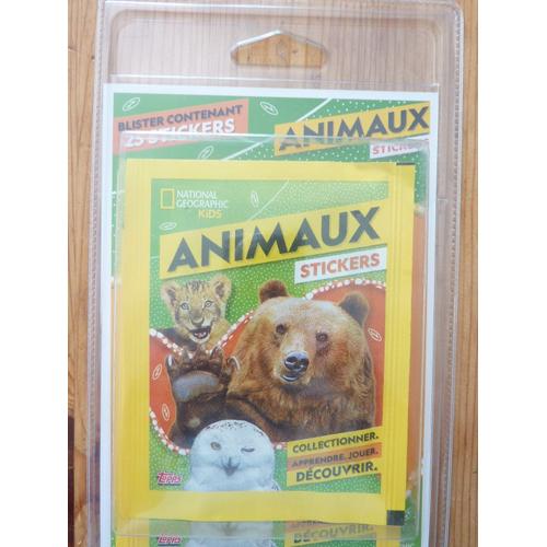 Blister 25 Stickers Animaux