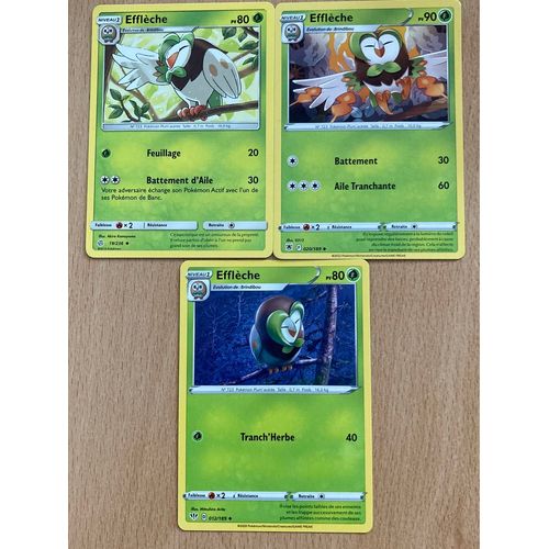 (3069) 3x Efflèche (Pokemon) 