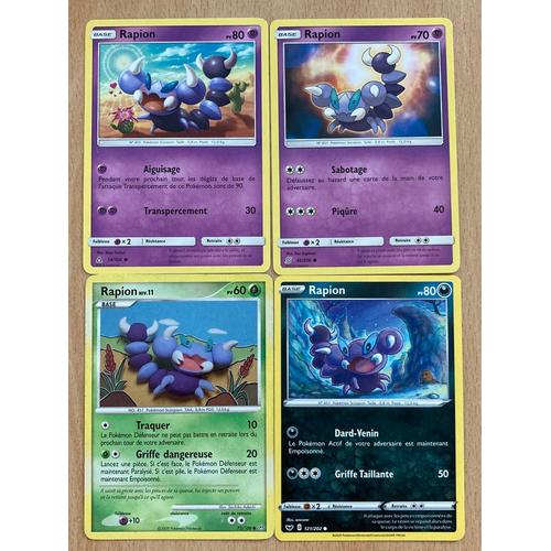 (2761) 4x Rapion (Pokemon) 