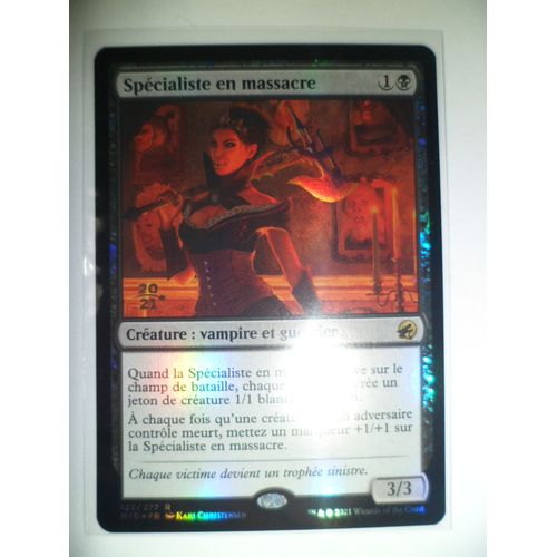 Spécialiste En Massacre - Innistrad Chasse De Minuit 122/277 Rare - Magic Vf - Foil Avant-Première 2021